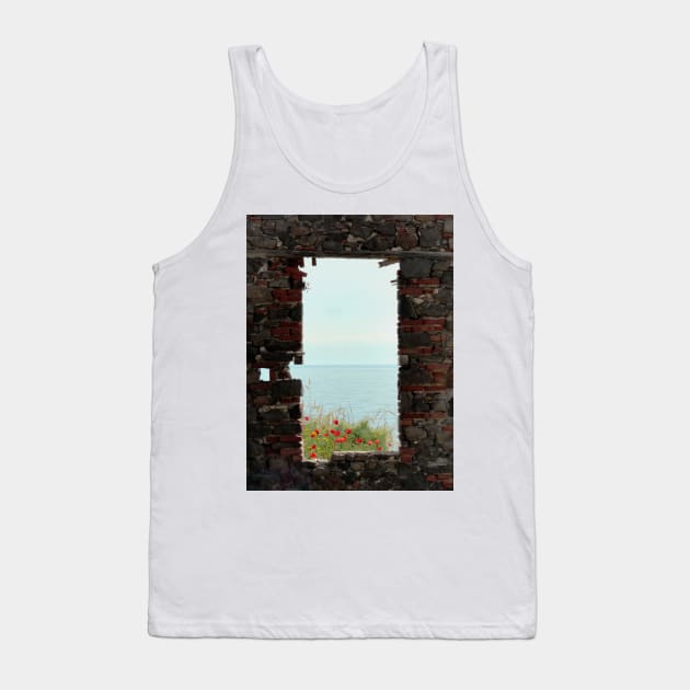 Sea Wall Tank Top by aeolia